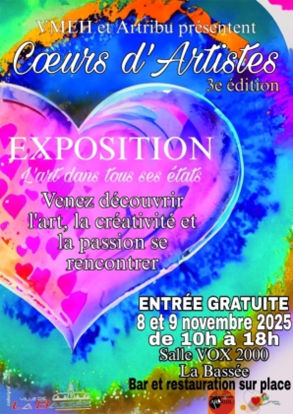 Cœurs d'artistes 3e édition