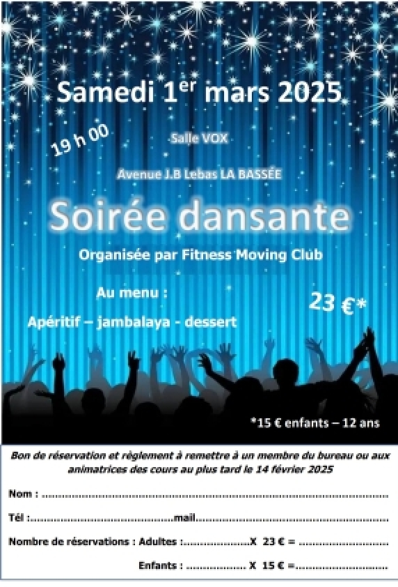 Soirée dansante - Fitness Moving Club