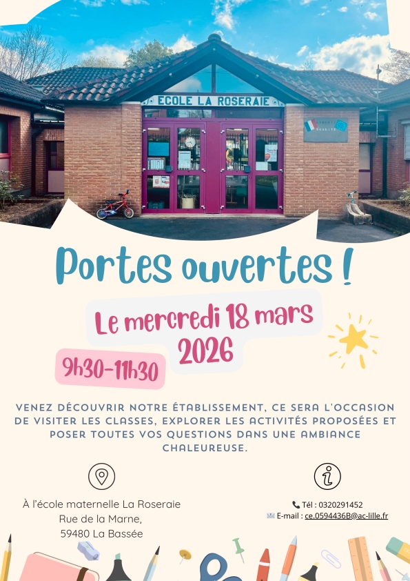 Portes ouvertes de l'école La Roseraie