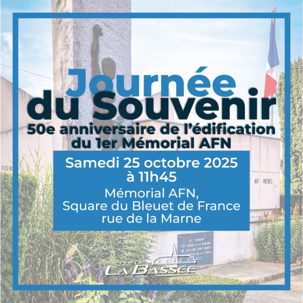 Journée du Souvenir - 50e anniversaire de l'édification du 1er Mémorial AFN