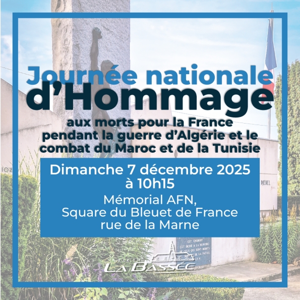 Journée nationale d'hommage aux morts pour la France