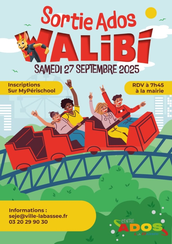 Sortie ados - Walibi